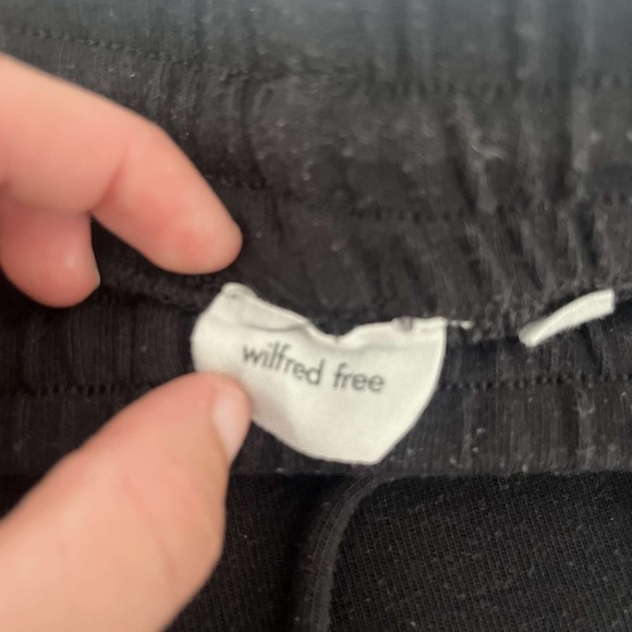 wilfred free black wide leg pants - Picture 3 of 3